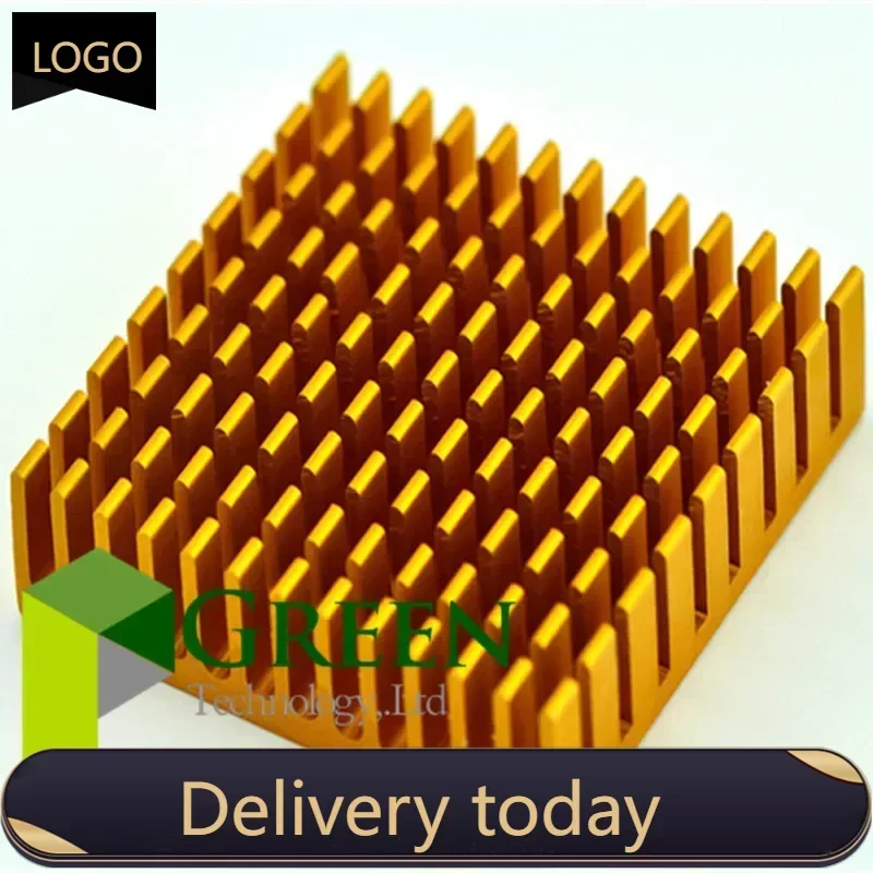 pa 10pcs 40mm 4cm  40*40*11MM Aluminum Heatsink Chip Graphics card Cooling Cooler North and south bridge Heat Sink