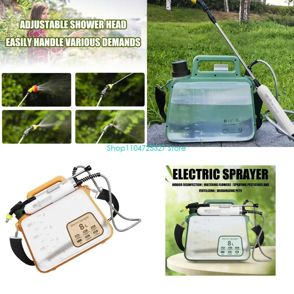 

D8KF Flexible 8L Shoulder Sprayer Three sprinkle Patterns Perfect For Farming And Rinsing