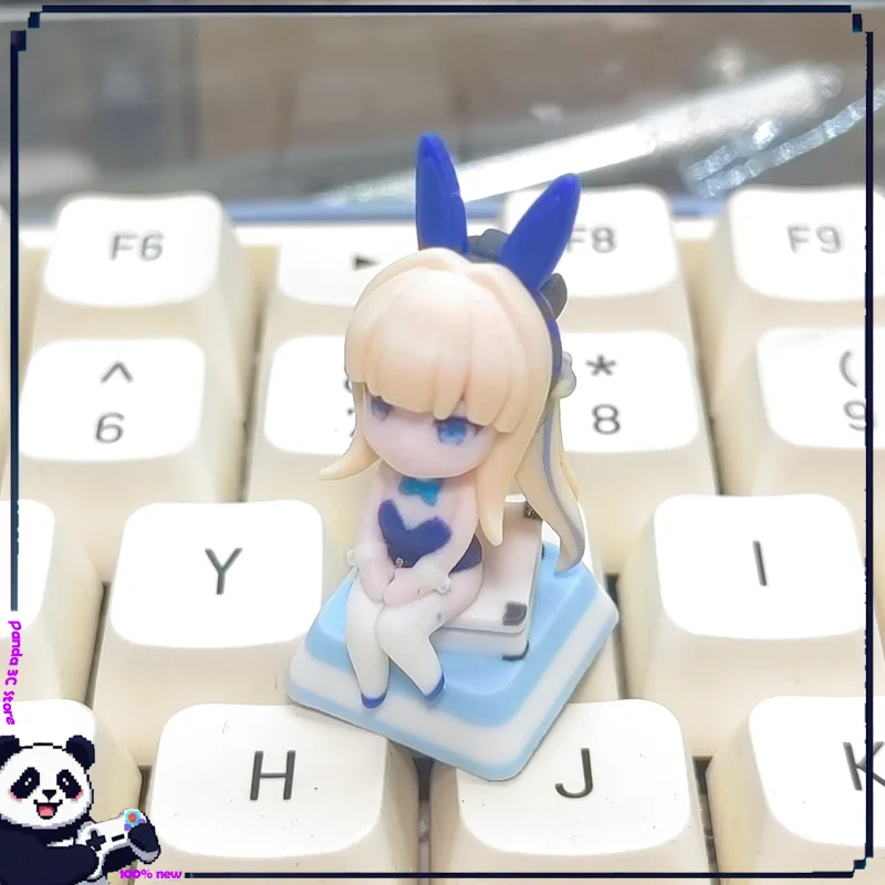 Blue Archive Game Keyboard Mechanical Keyboard Keycaps Customized Tsukiyuki Miyako Yuka Hayase Hoshino Takanashi Toki Asuma