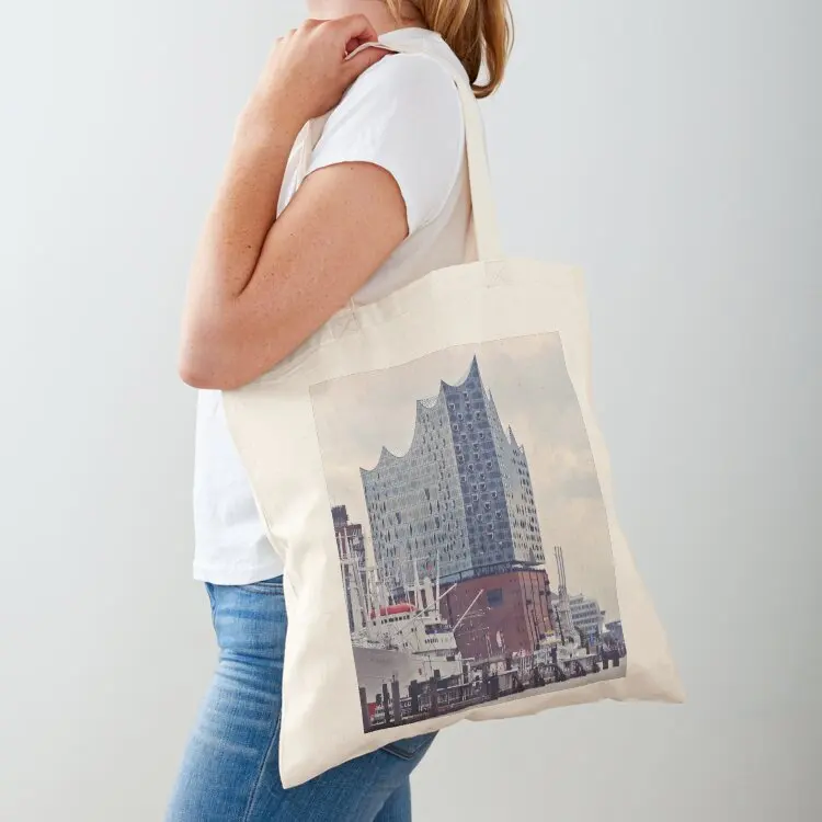 

Elbphilharmonie (Elbe Philharmonic Hall) Tote Bag canvas shopping bag tote bags aesthetic personalized tote bags men