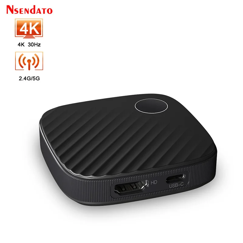 Adapter G126 4K Wifi do Bezprzewodowego Wyświetlania Obrazu Miracast Airplay HDMI, Kompatybilny z Steam Mirroring, Odbiornik TV do Projektorów i Telewizorów