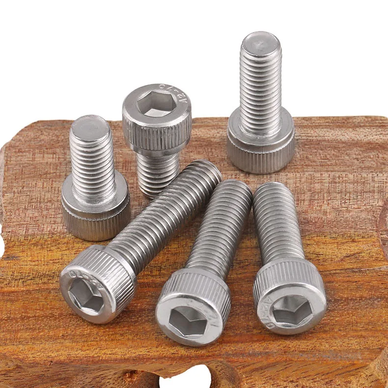 Left Way Hand Left-Handed Opposite Reverse Thread Cap Cup Allen Head Hex Socket Screw 304 Stainless Steel DIN912 M3 M4M8 M10 M16