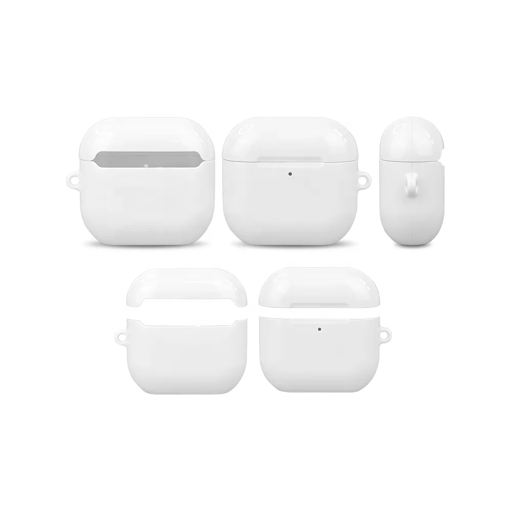Obudowa 3D do sublimacji na słuchawki Airpods 4 3 2 1, do samodzielnego nadruku termotransferowego, etui na słuchawki, możliwość personalizacji nadruku, forma do druku. — zdjęcie produktu 3