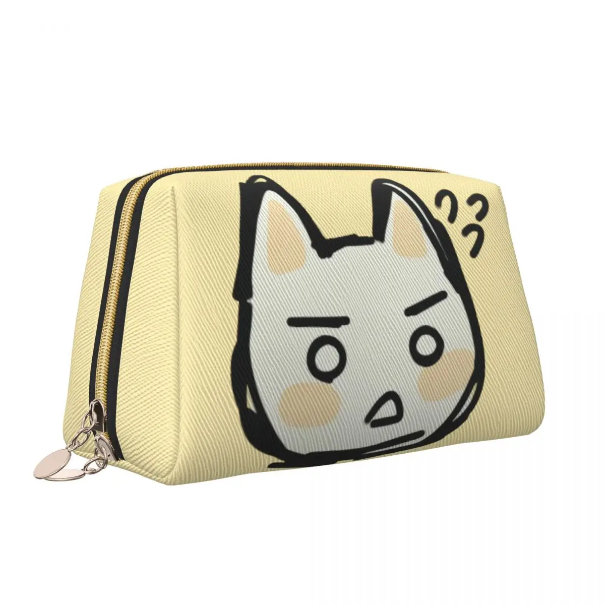 Fashion Toro Inoue Cat Travel Toiletry Bag for Women Anime Animated Games Makeup Cosmetic Organizer Beauty Storage Dopp Kit