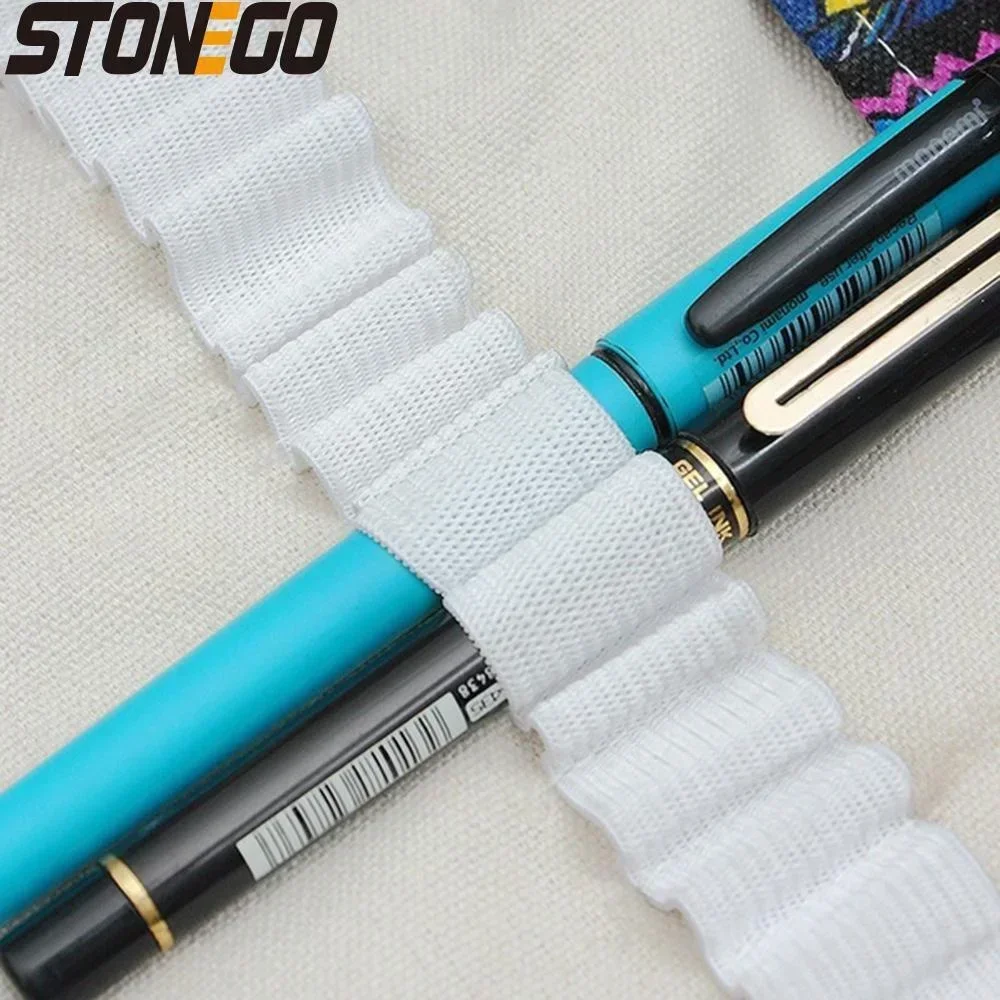 حقيبة أقلام رصاص من القماش ذات سعة كبيرة مع حقيبة رسم محمولة بفتحة 48/72 للوازم المكتبية للطلاب