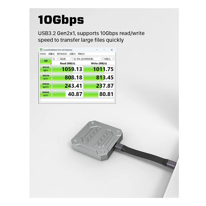 AP-magnético mini 2230 m.2 ssd caso nvme gabinete 10gbps m.2 para usb tipo c adaptador externo para pcie ssd