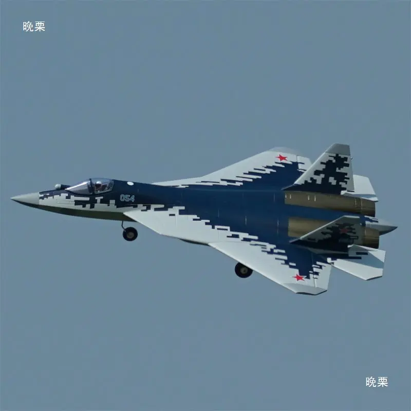 Xfly مزدوج 40 مللي متر Su-57 ثابت الجناح طائرة نموذجية كهربائية محرك مزدوج في القناة عالية السرعة Rc الطائرات للعبة والهوايات هدية