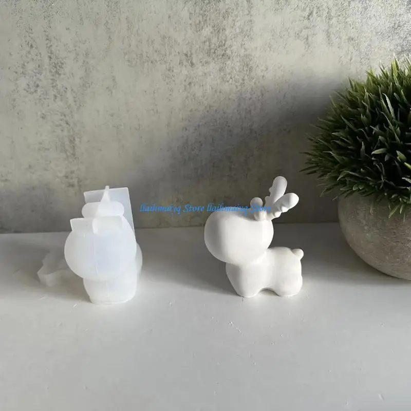 

573B Silicone Soap Molds Butterfly Craft Moulds Figurine Moulds Deer Ornament Moulds