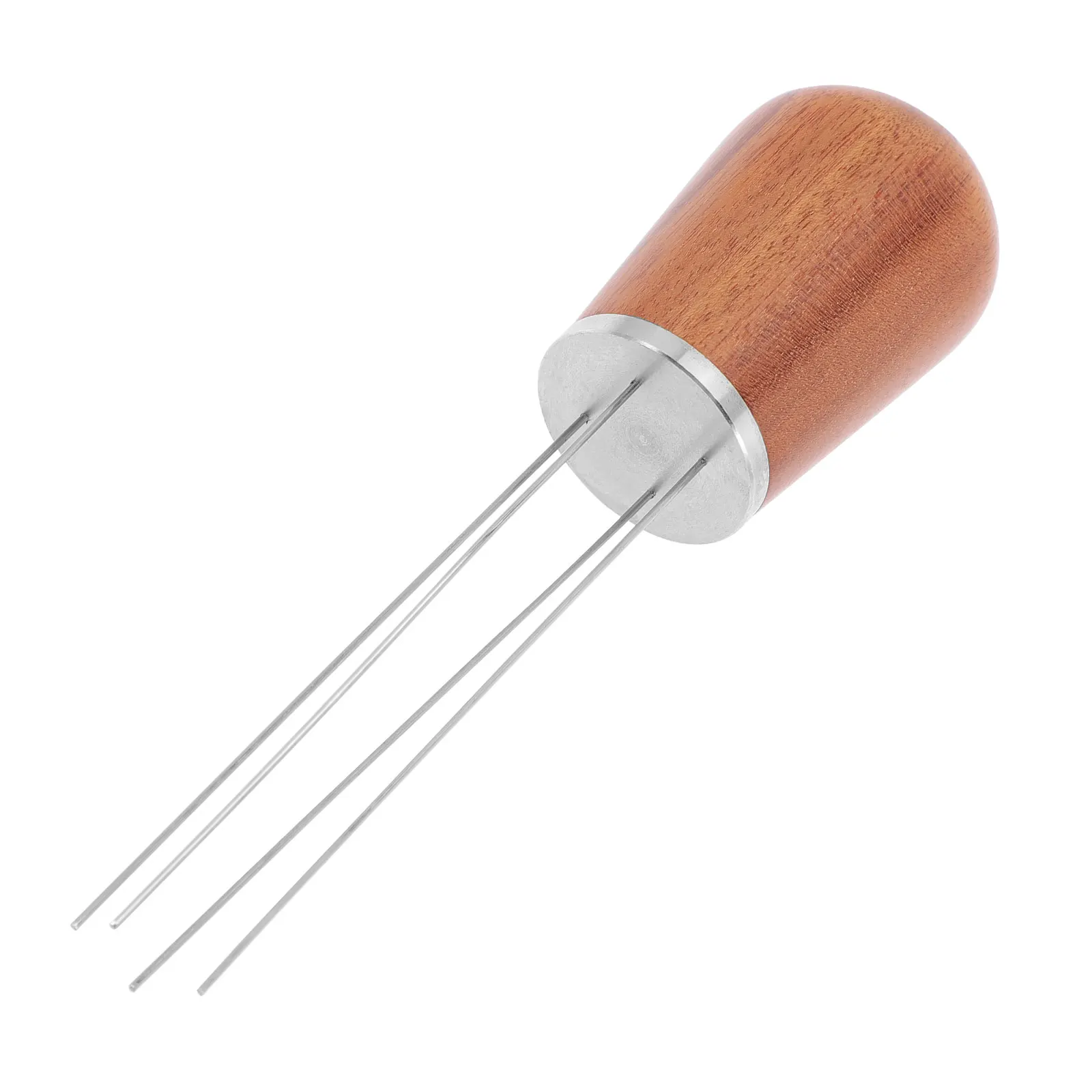 

Wooden Handle Stainless Steel Coffee Stirring Needle Espresso Powder Distribution Tool for Cafe Home Coffee Stirrer