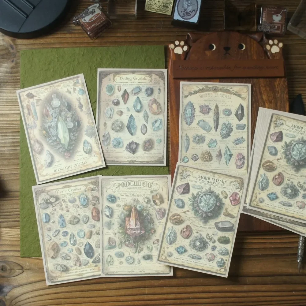 

30 Sheet Vintage Treasure Book Illustration Background Design Craft Paper Gift Decoration Scrapbooking Handmade DIY