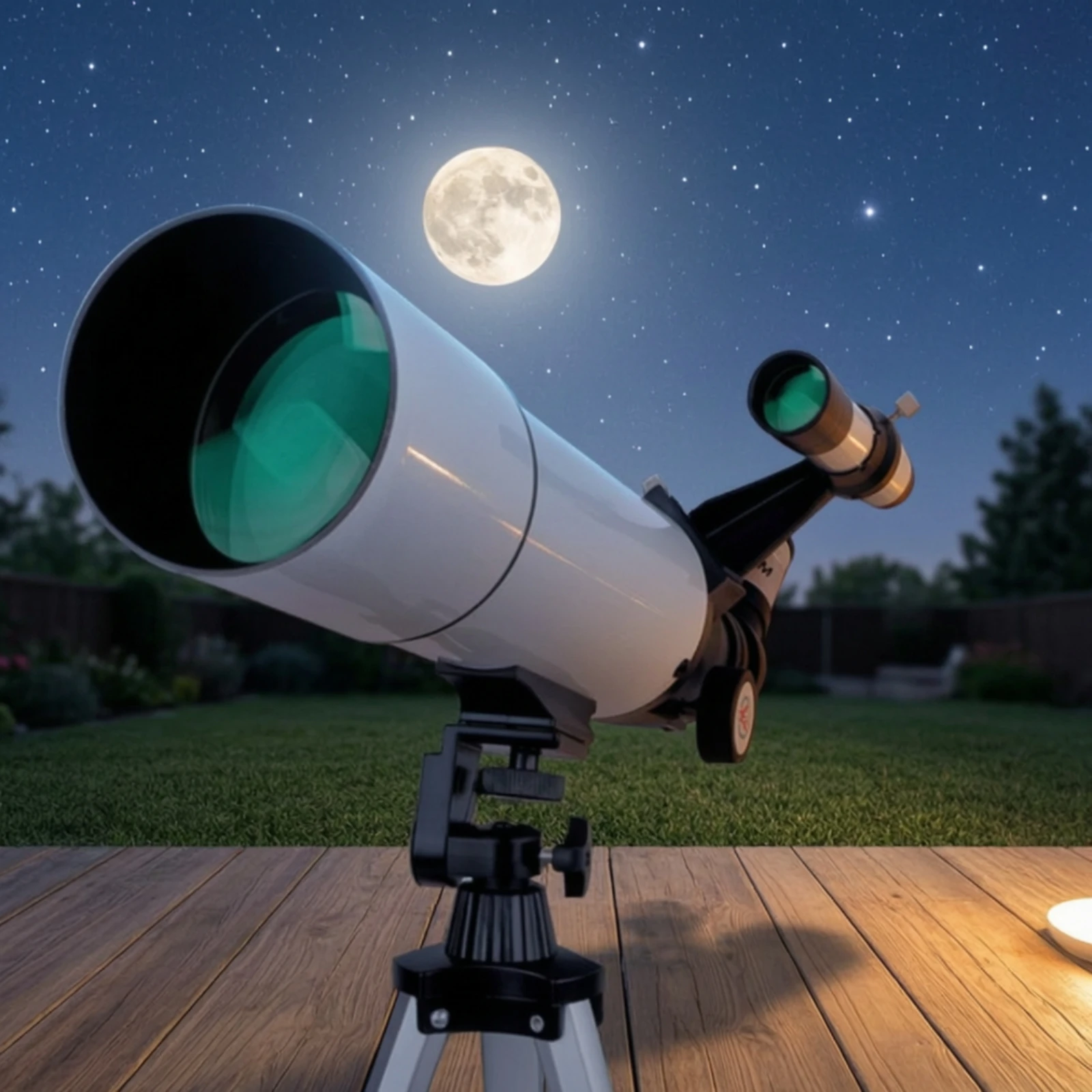 80600 Refracting Astronomical Telescope 80mm Opening Telescope with Barlow Lens and Eyepieces Beginner-Friendly Easy to Set Up