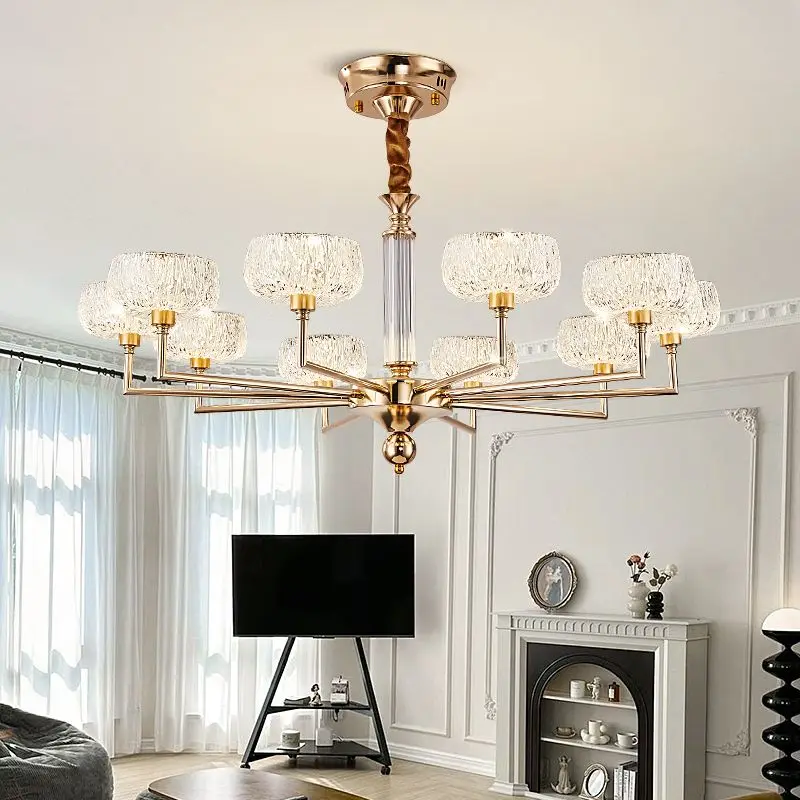 Living room chandelier Italian minimalist modern minimalist 2025 new bedroom dining room lighting
