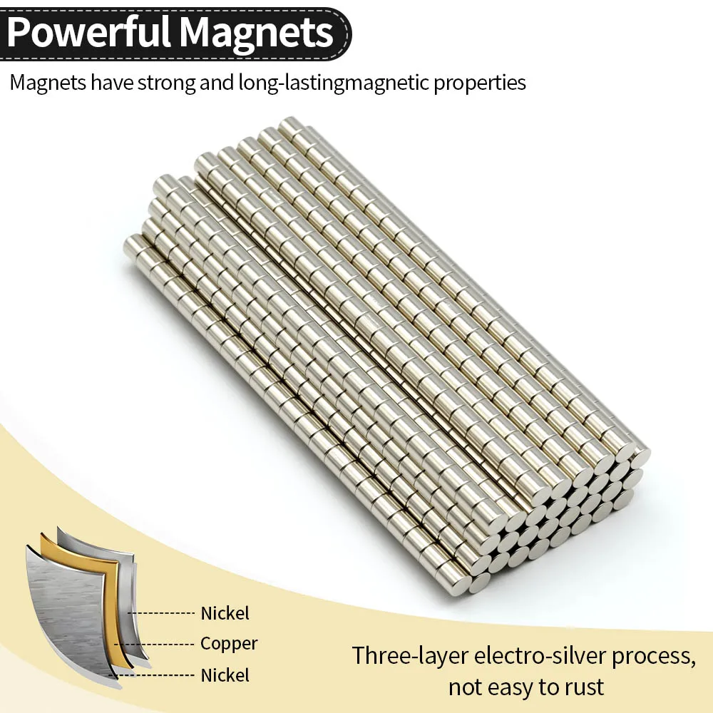 5x5 مللي متر سوبر قوي مغناطيس النيوديميوم N35 ندفيب المغناطيسي الدائم imanes جولة مغناطيس قوي الثلاجة #4
