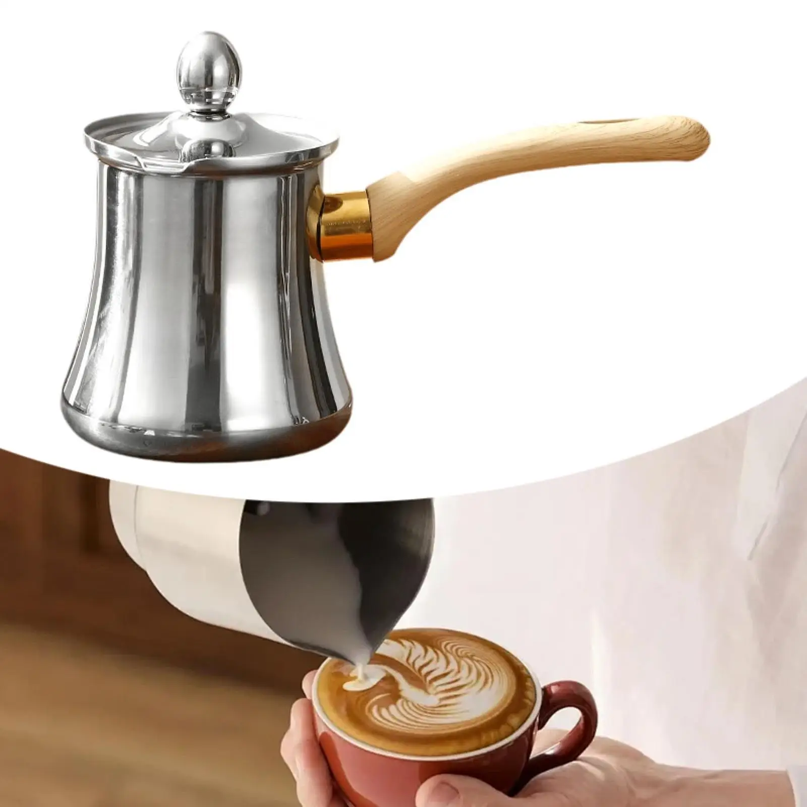 وعاء قهوة تركي عالي التحمل، وعاء صهر الشوكولاتة لبار المشي لمسافات طويلة والمقهى