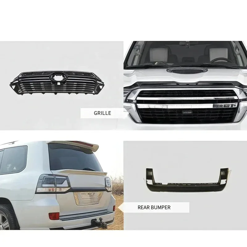 Suitle Entire Front and Rear GT Lip Modification Kit 2008-2015 Upgrd 21st Generation