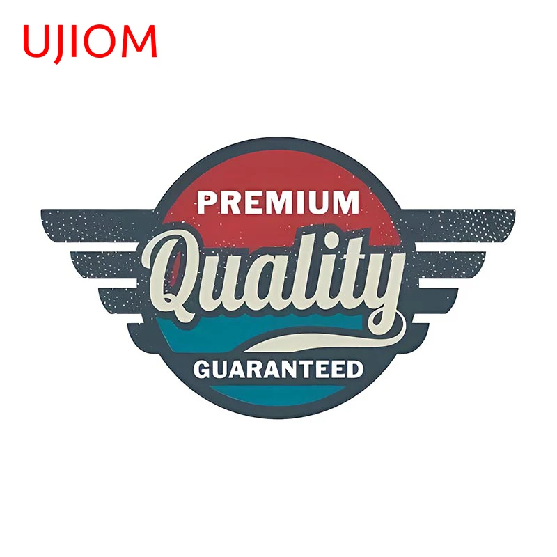 UJIOM 13cm X 7.7cm Premium Quality Sticker Gate Decoration Wall Decals Knapsack Bicycle Electric Vehicle Dress Up Poster Vinyl