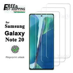 Screen Protector For Samsung Galaxy Note 20 Tempered Glass HD Crystal 9H High Aluminum Fingerprint Unlock