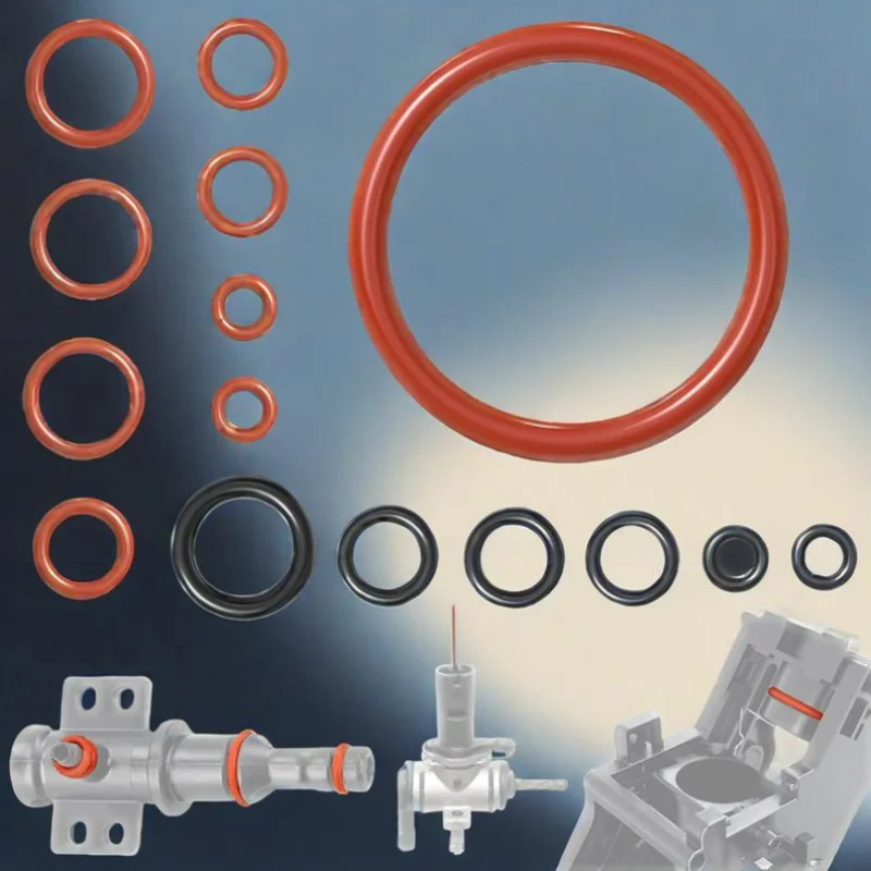 15Pcs Silicone O-Ring Seal Kit Gasket For Saeco Coffee Machine Brewing Group Spout Connector Sealing Rings Accessories