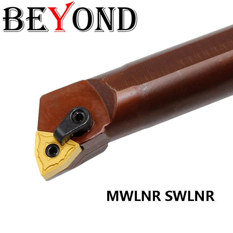 

BEYOND MWLNR SWLNR D16Q D20R D25S MWLNR08 SWLNR08 16 мм 20 мм 25 мм токарный станок с ЧПУ резак токарный держатель инструментов пружинная сталь расточная оправка