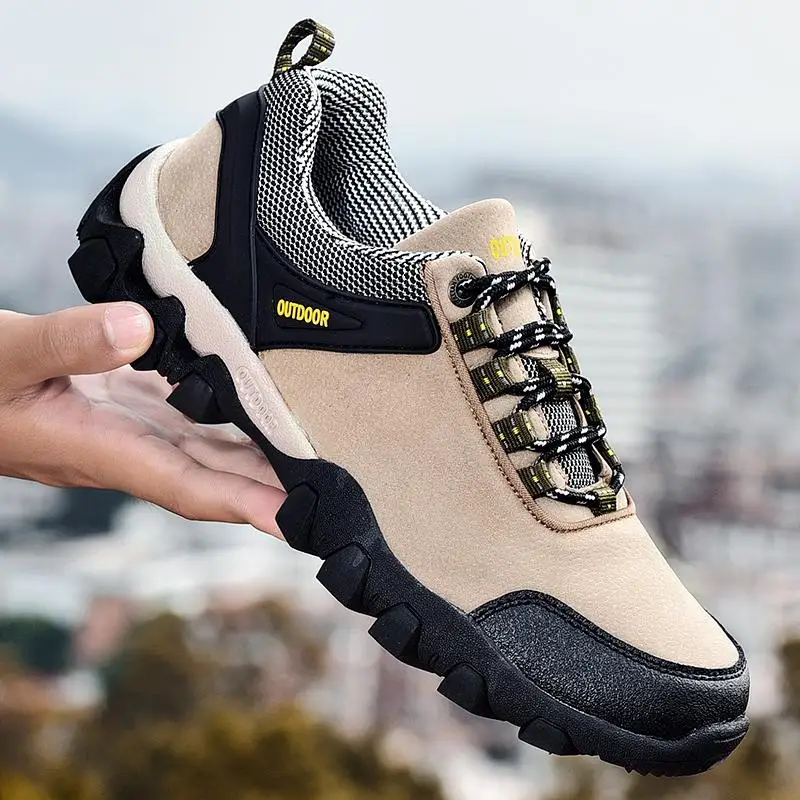 

Мужская походная обувь, износостойкие нескользящие уличные кроссовки, обувь для скалолазания, треккинга и охоты