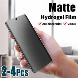 2-4pcs Matte Frosted Hydrogel Flexible Soft Film for Xiaomi 15 14 Ultra Civi 13 12 12S 11 13T 12T 11T Pro Screen Protector Film