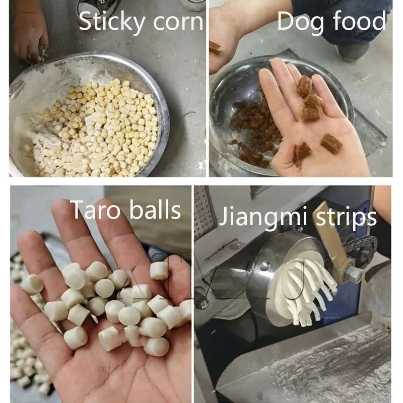 Electric Automatic Cookie Dough Divider Extruder Machine Dough Divider Roller Dough Rounder For Ball Square Round Strip