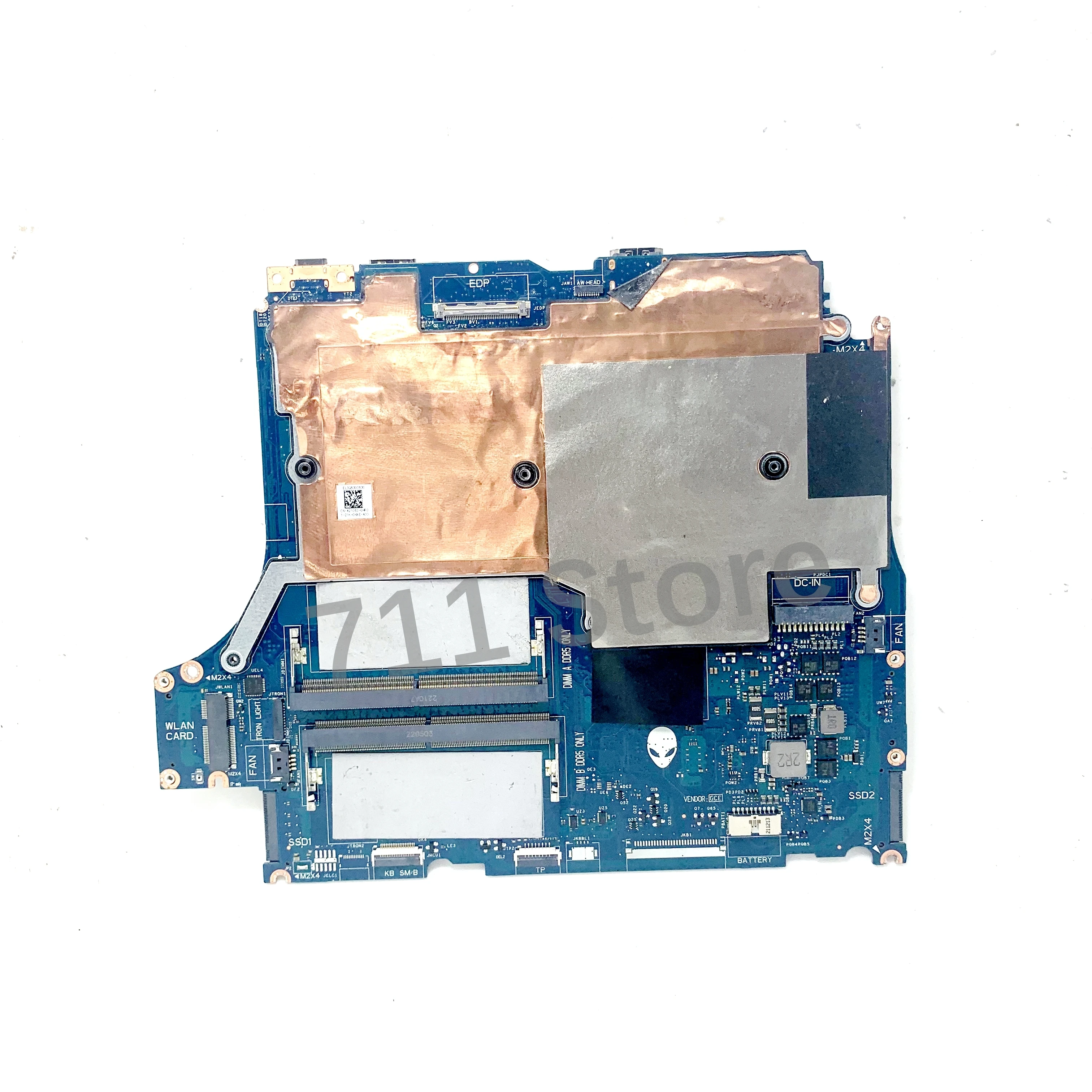 HDQ53 LA-L761P CN-0VVD66 0VVD66 VVD66 For DELL M17 R5 Laptop Motherboard W/ Ryzen 9 6900HX CPU GN20-E3-A1 RTX3060 100% Tested OK