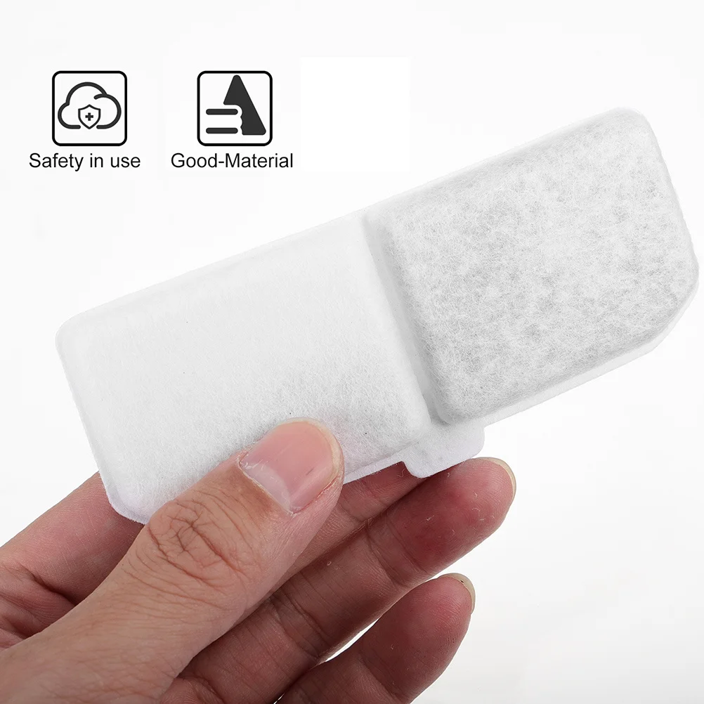 

8pcs Pet Fountain Filter Replacement For Cat Dog Water Dispenser Premium Filtering Mat Removes Hair Dust Debris Heavy Metal