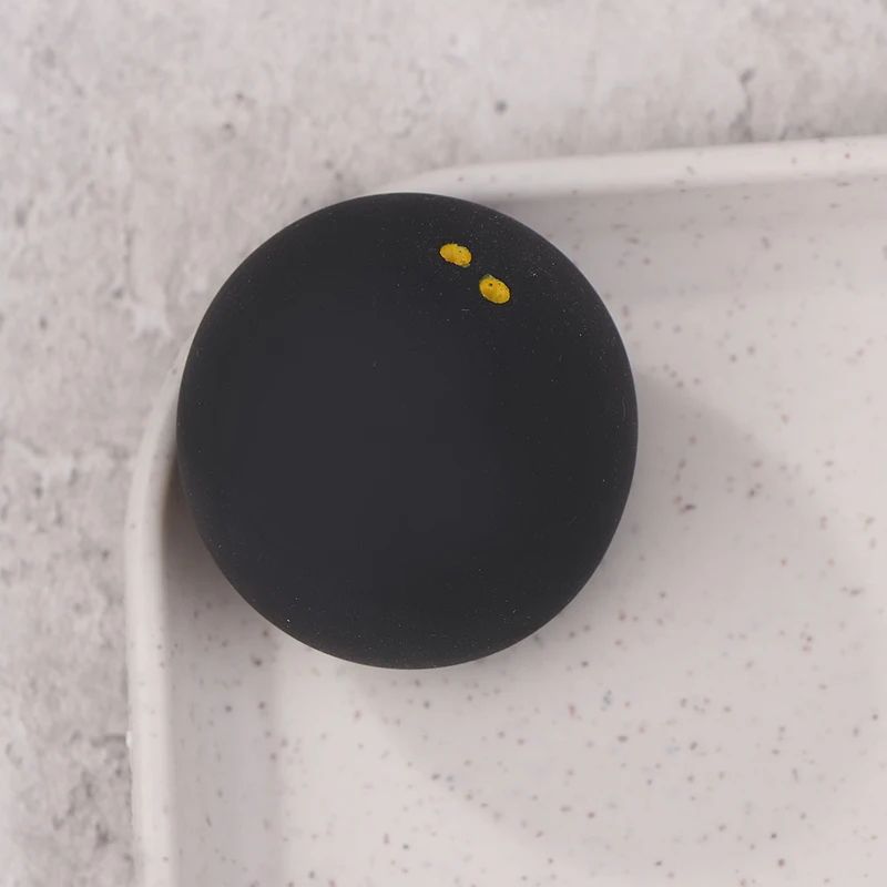 

New 1pc Double Yellow Point Squash Balls Rubber Squash Racquet Balls Squash Speed Training For Double Yellow Dots Squash Ball