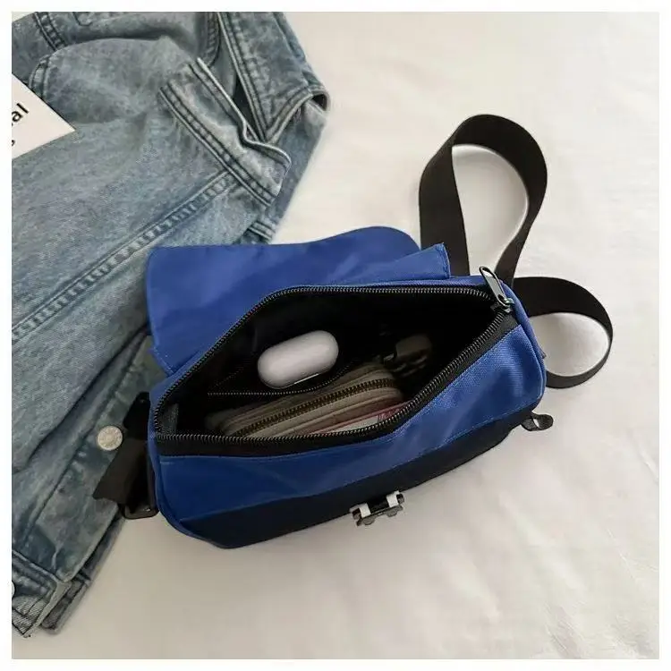 Sac bandoulière pour homme et femme, petit, décontracté, pour les trajets quotidiens, sac messager, sac à bandoulière, tendance, style américain