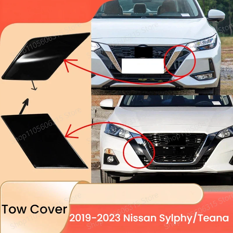 2019-2023 For New Sylphy 2019-2021 For Teana Front Bumper Tow Hook Cover Towing Eye Cap Accessories
