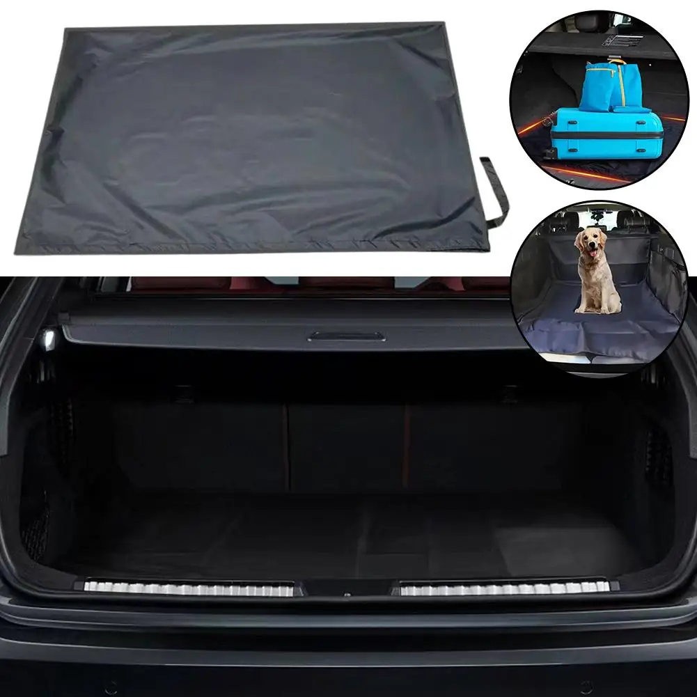 

Polyester Car Trunk Mat Universal Waterproof Dustproof Polyester Fiber Cargo Mat For Car Trunk Protection Pet Safety Mat Y7F6