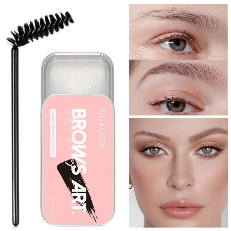 1PC 3D sourcil sauvage, séchage rapide, Non collant, tridimensionnel, saveur fruitée sourcil façonnage Gel, maquillage des sourcils