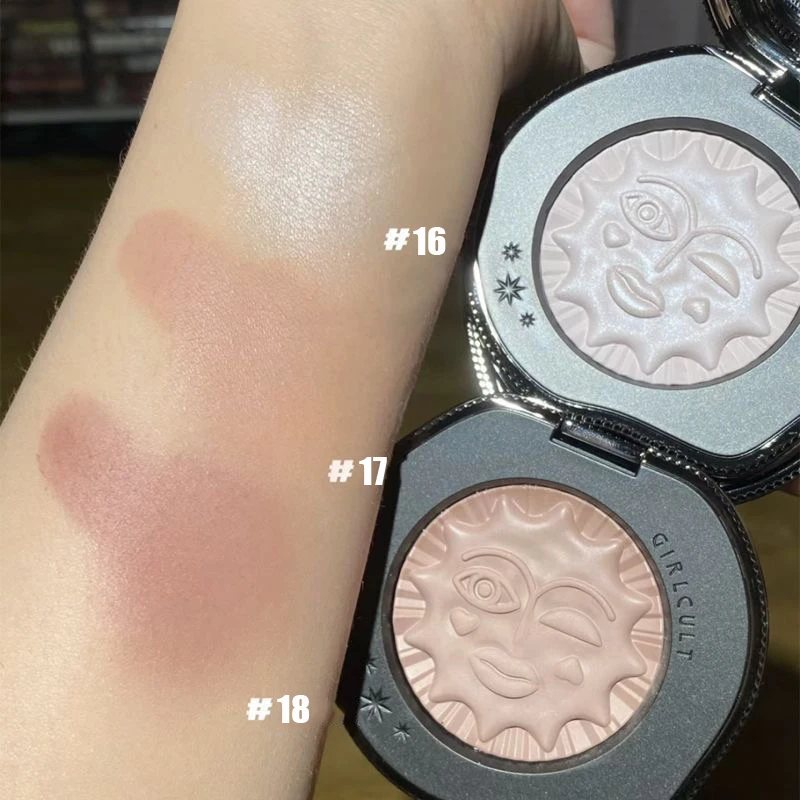 Girlcult Makeup Blush Cream Contour Leuke make-up Dierproefvrije poederblusher Gezicht voor een glanzende of matte afwerking Veganistische make-up