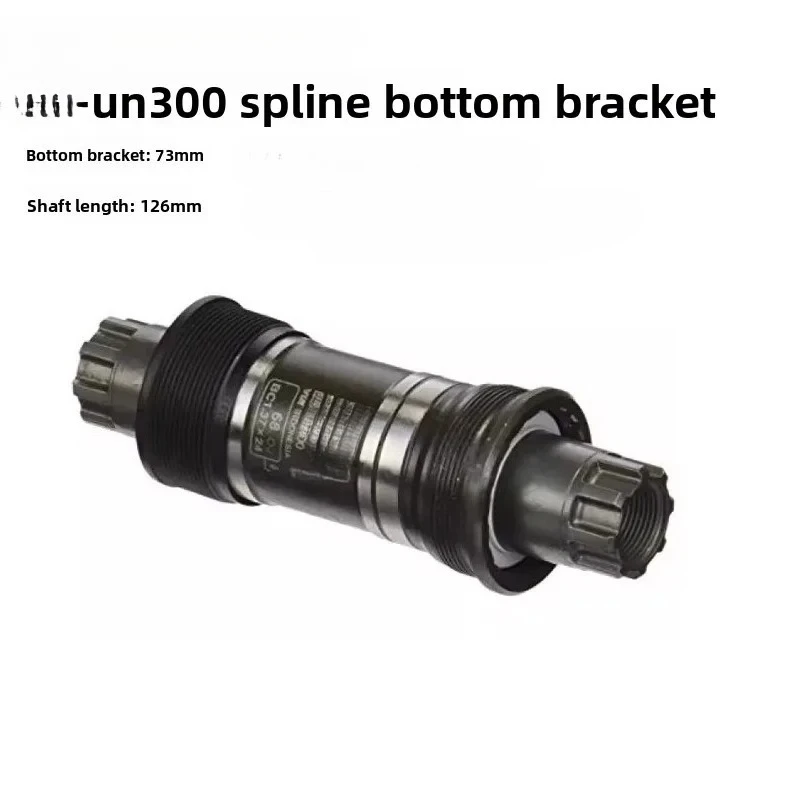 Para soporte inferior Octalink BB-ES300/ES25 - 68/73 mm x 126 mm/121 mm/118 mm/113 mm con eje central estriado para bicicleta de montaña