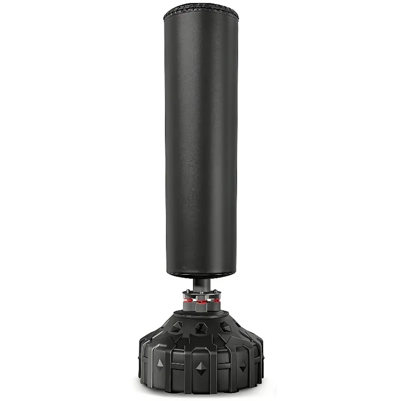 

High Stability PU Leather Heavy Duty Standing Punching Gear Durable Combat Training Equipment