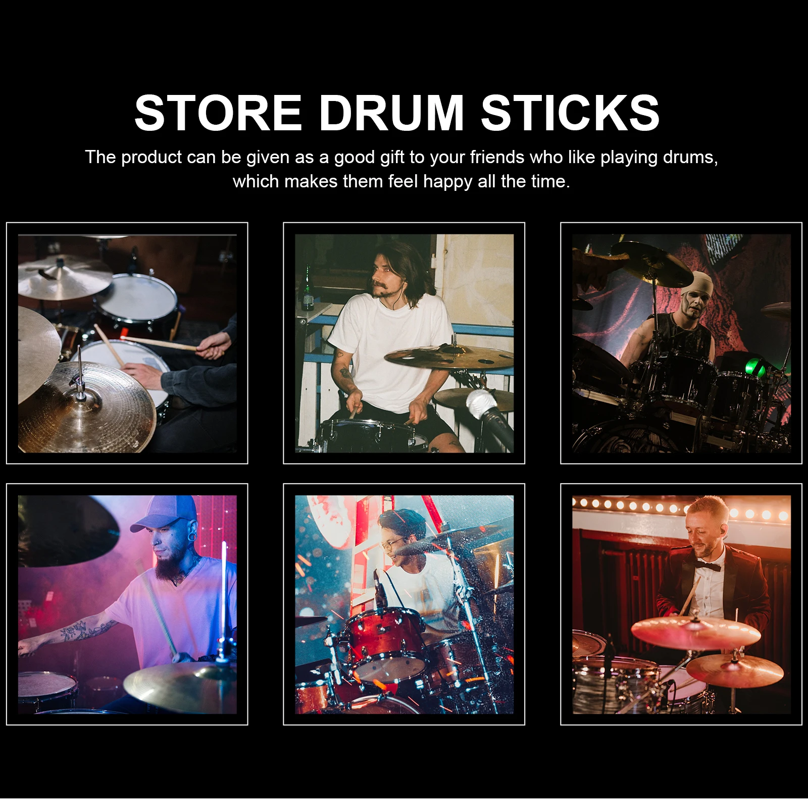 

Portable Barrel Durable Storage Case For Drum Accessories Large Capacity Container Smooth Lining Creative Design Professional