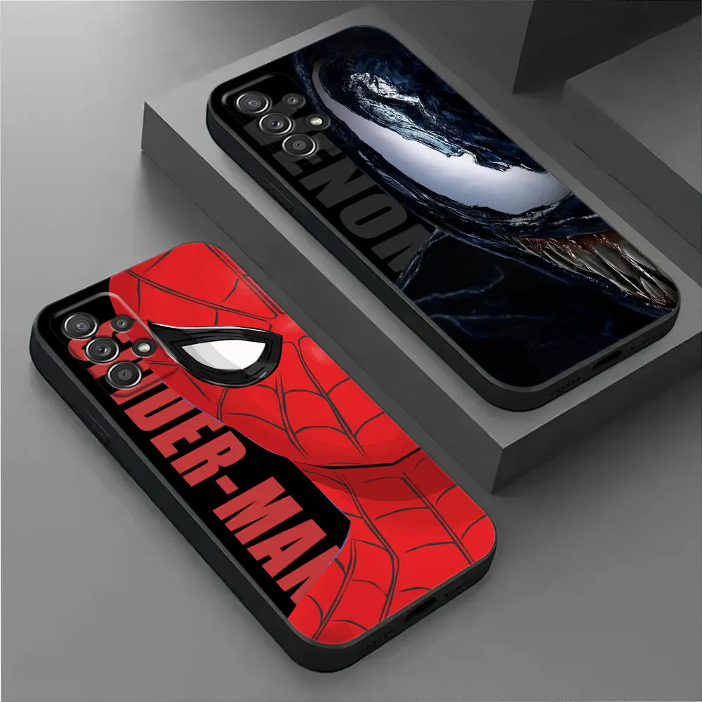 

Marvel Spiderman Ironman Venom Phone Case For Samsung Galaxy A17 A57 A37 5G A07 A55 A54 A34 A35 A25 A15 A56 A36 A26 16 A06 Cover