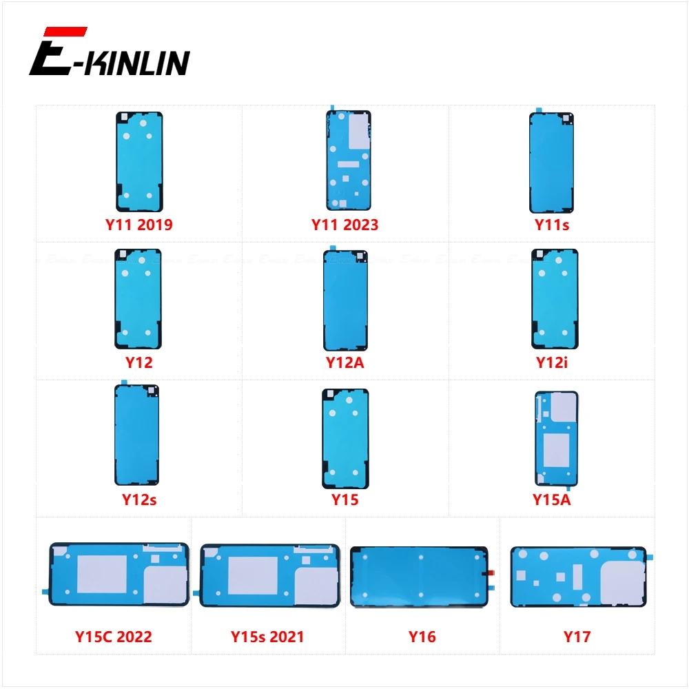 Housing Adhesive Back Battery Cover Rear Sticker Glue Tape For Vivo Y11 Y11s Y12 Y12A Y12i Y12s Y15 Y15A Y15C Y15s Y16 Y17 Parts