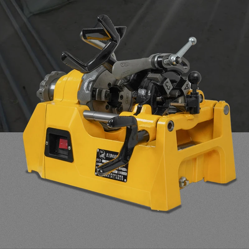 1/2-1 Inch Small Gas Water Heating Professional Electric Threading Machine Galvanized Steel Pipe Automatic Threading Machine