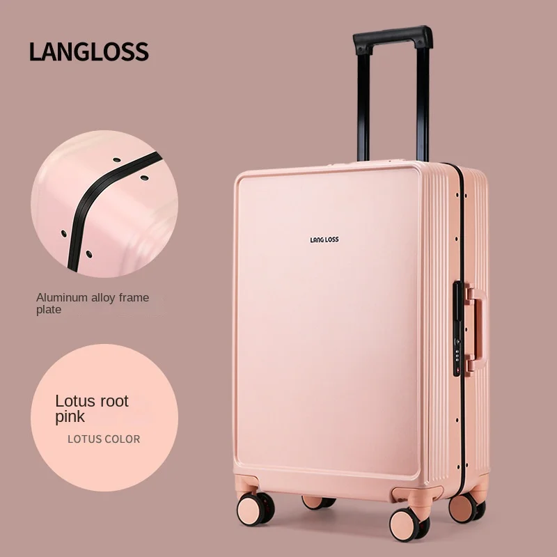 New 20/24/Inch Universal Wheel Luggage Large Capacity Square Suitcase Luggage Storage with Wheels Organizing Box