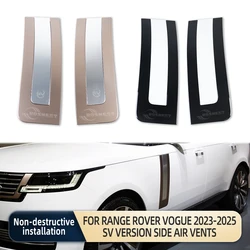 Car Side Door Vent Cover Fender Air Vents Trim For Land Rover Range Rover Vogue L460 SV Version 2023 2024 2025 Auto Accessories