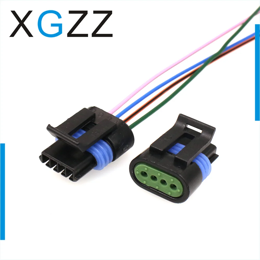 12162190 High voltage package ignition coil plug 4-hole connector, idle motor connector