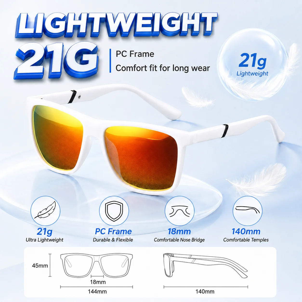 COOLMEN แว่นตากันแดดโพลาไรซ์สำ - Fishing Sunglasses Polarized บทวิจารณ์และราคา