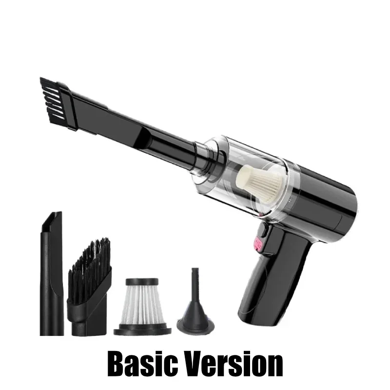 Car Vacuum Cleaner Power Portable Blower Strong Suction Wireless Handhled Cleaners Mini Powerful Cleaning Machine for Car Home