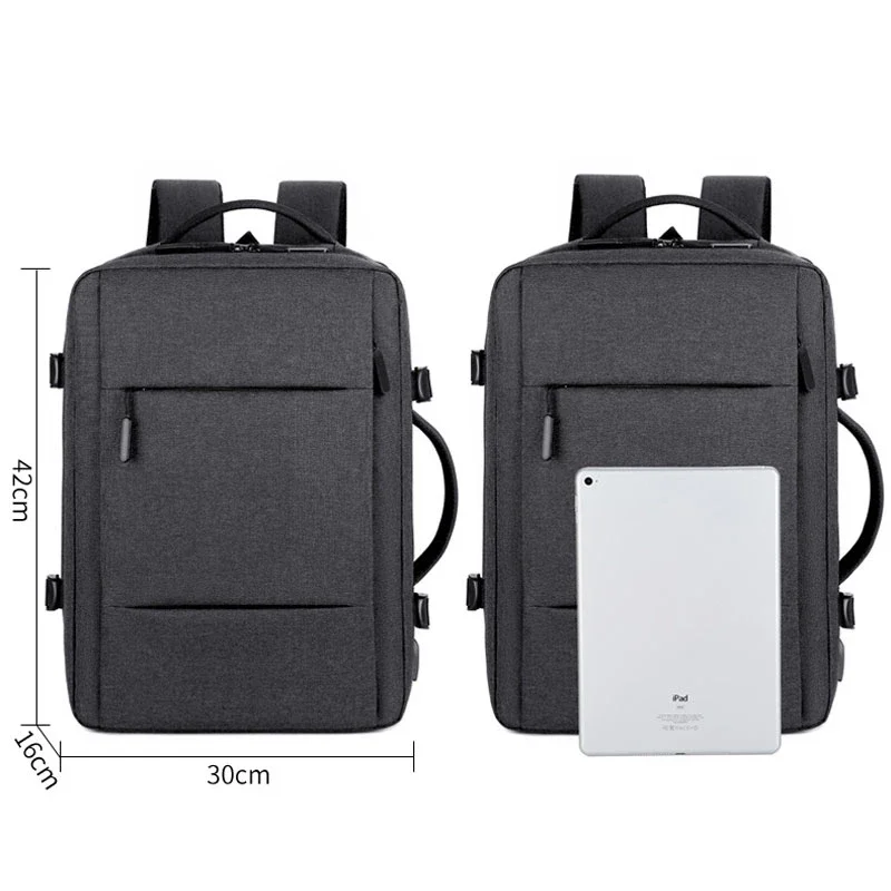 

Men Backpack Large Capacity Expandable USB Charging Male Laptop Bagpack Waterproof Business Travel Back Pack Luggage Bags