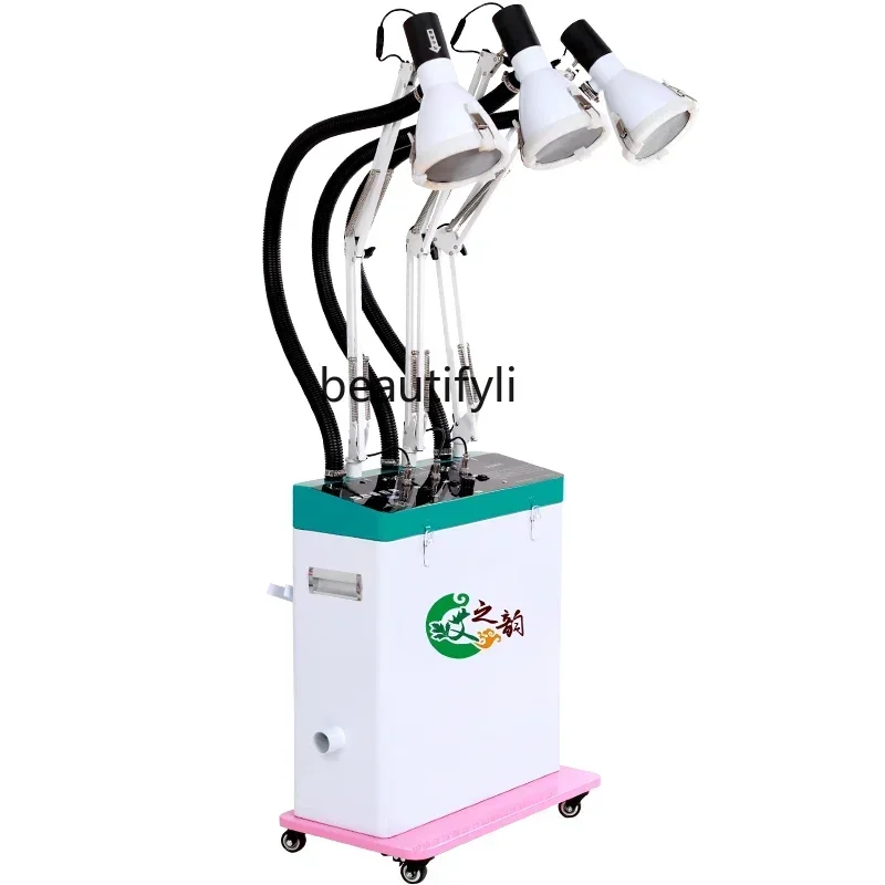 A07 Open Flame Smokeless Moxibustion Box Household Moxibustion Instrument Suspension Lamp Fumigation Column Swing Temperature
