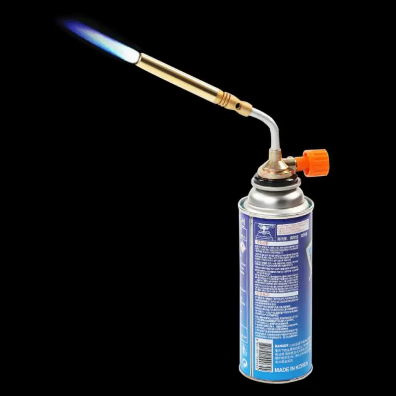 Welding Gas Flame Gun Butane Burner Brazing Flamethrower Portable Soldering Heat Gun Outdoor Camping BBQ Equipment