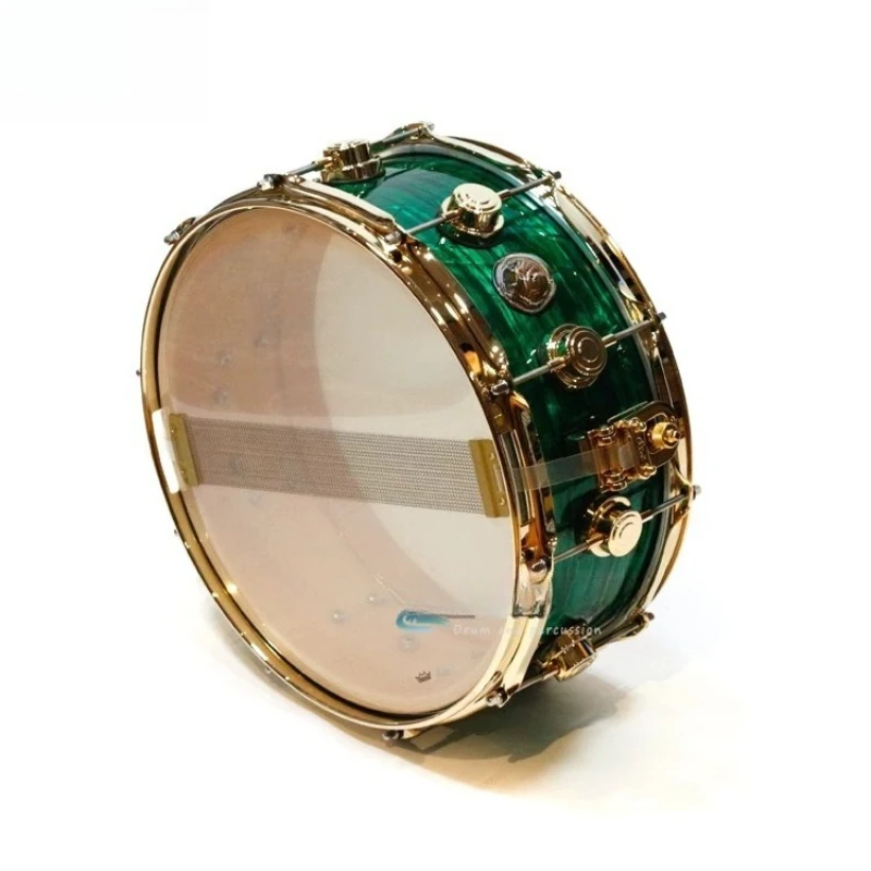 Collector American Jade Agate PVC Plated Snare Drum 14 × 5.5Snare Drum