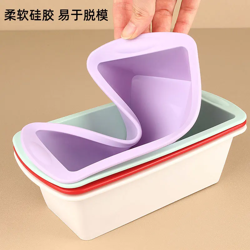 Bandeja de silicona para hornear, utensilio de cocina pequeño para tostadas, fácil de desmontar, resistente al calor, 2 piezas